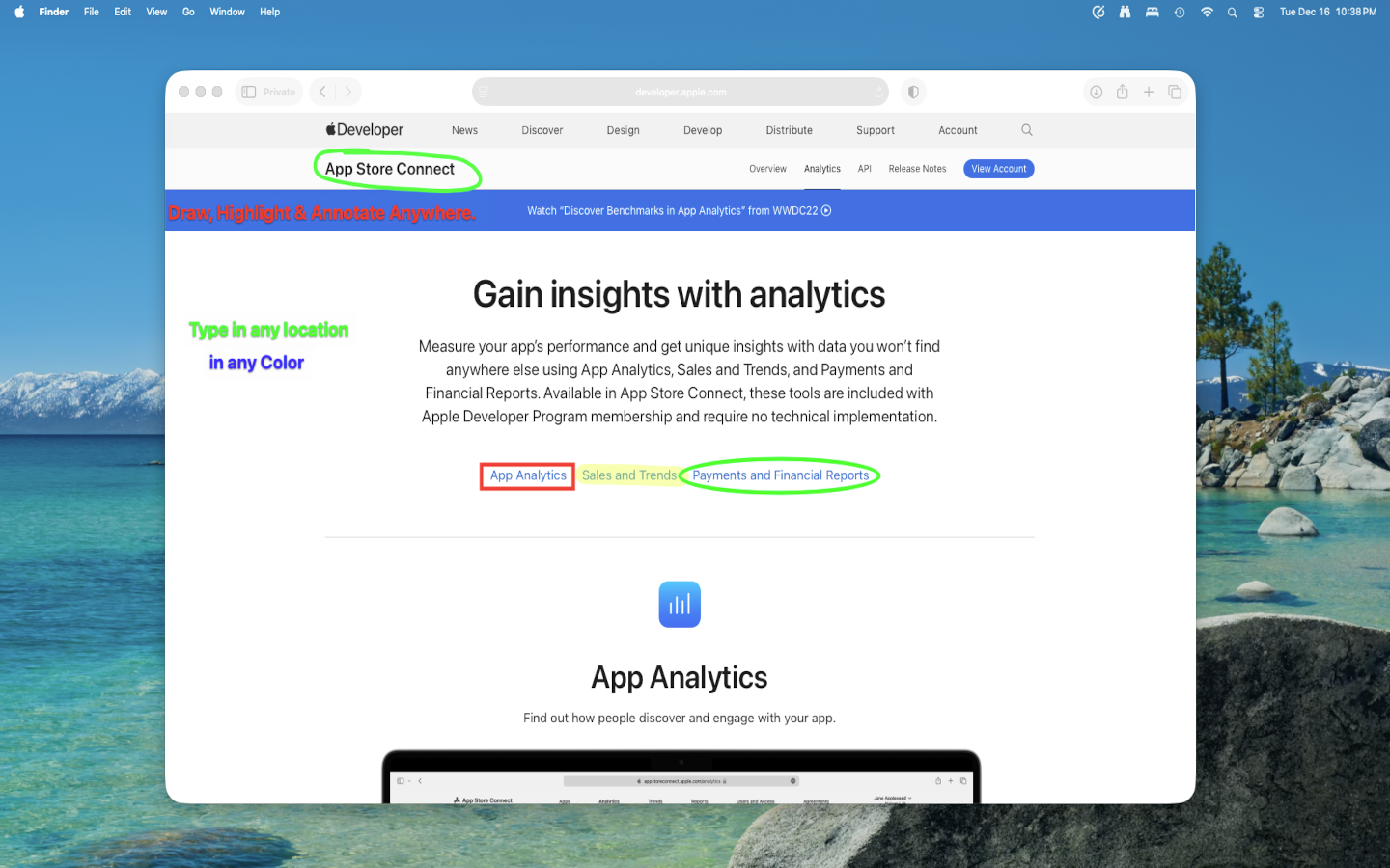 ScreenAnnotator App Interface